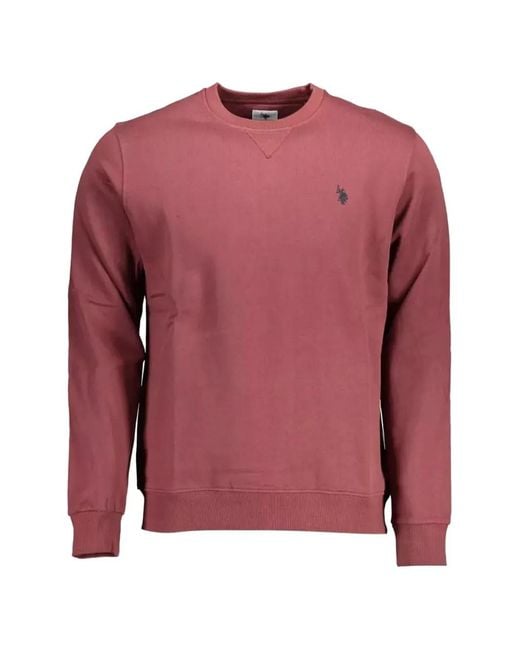 U.S. POLO ASSN. Logo-Embroidered Crew-Neck Sweatshirt for men