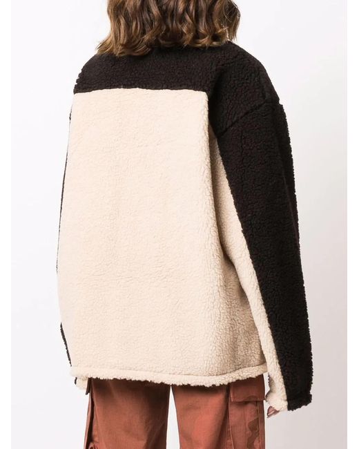 Ambush Black Two-Tone Teddy Jacket