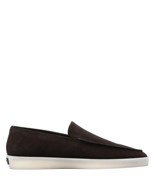 メンズ Fear Of God スエード ローファー Black
