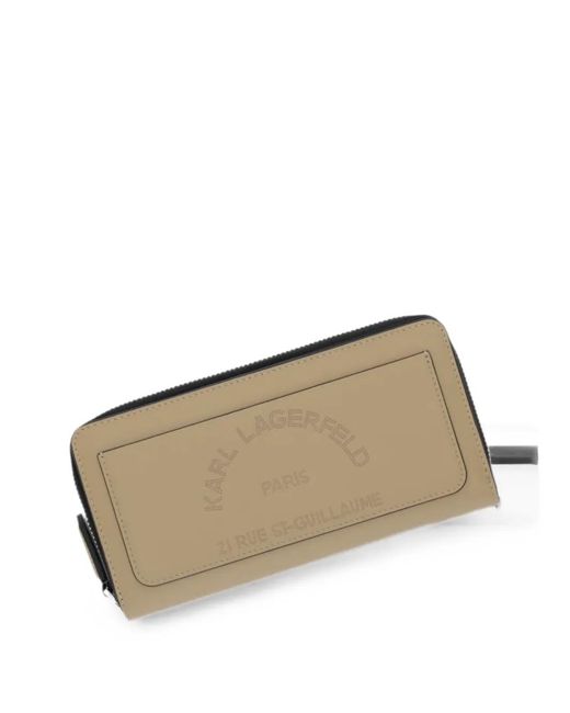 Karl Lagerfeld Natural K/Daily Logo-Print Wallet