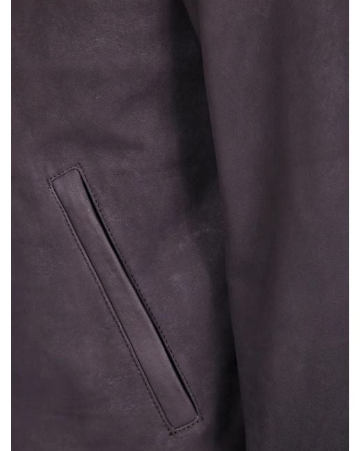 Barba Napoli Purple Dennis Shearling-Lining for men