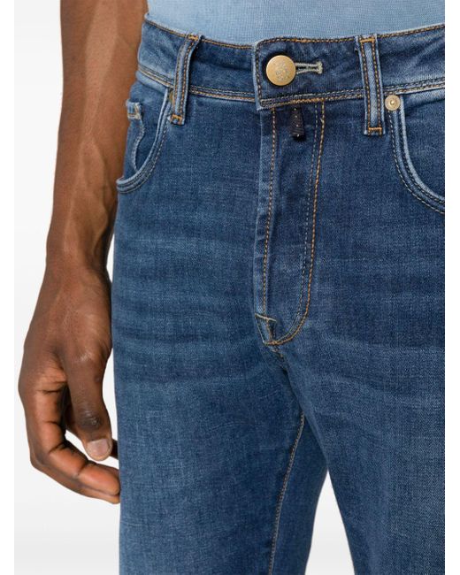 Incotex Slim-fit Jeans in het Blue voor heren