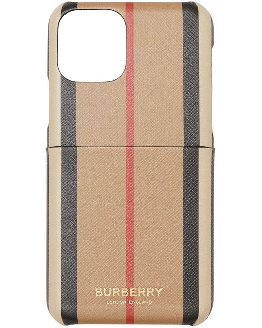 Coque d'iPhone 11 Pro Icon Burberry | Lyst