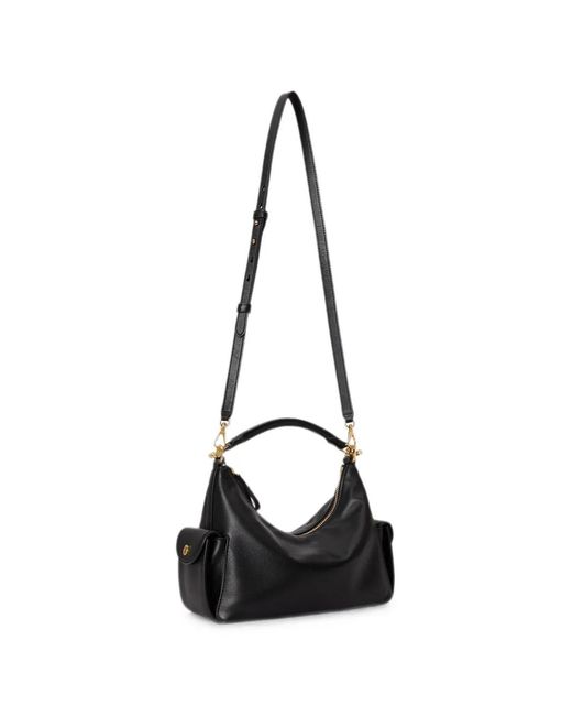 Ralph Lauren Black Small Blaike Shoulder Bag