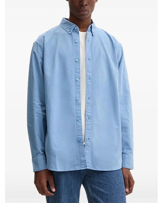 Levi's Blue Button-Front Shirt for men