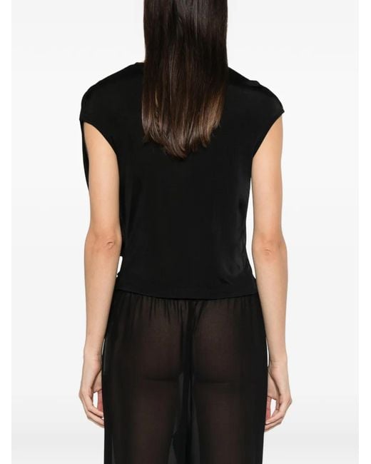 AYA MUSE Black Nyra Cut-Out Cami Top