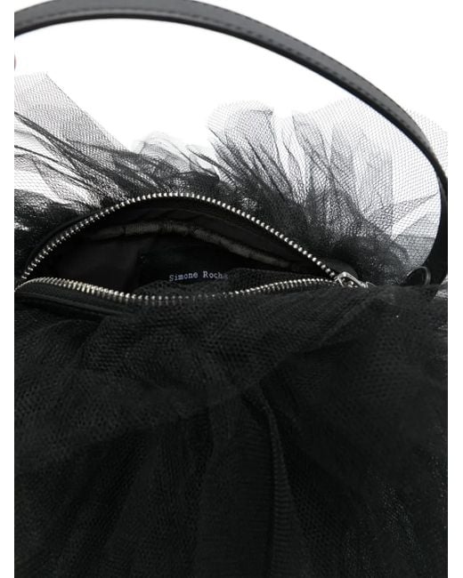 Simone Rocha Mini-Tas Met Ruches in het Black