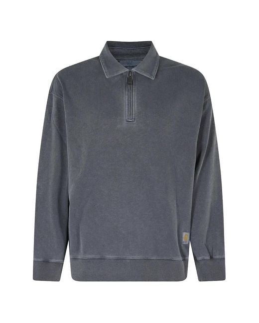Carhartt Gray Harper Half-Zip Sweater for men