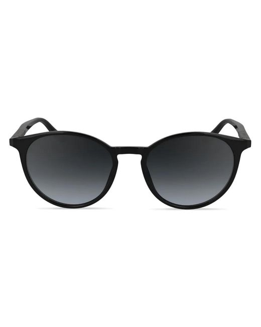 Calvin Klein Black Round-Frame Sunglasses