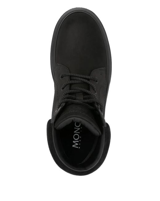 Moncler Black Peak City Ankle Boots for men