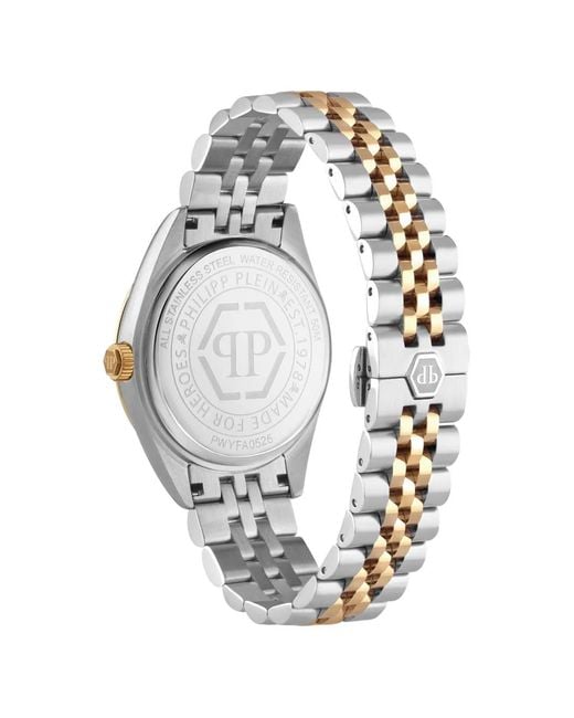 Philipp Plein Metallic Date Superlative 34Mm Watch