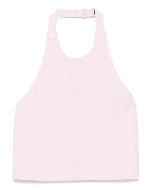 Wardrobe NYC Pink Backless Halter Top