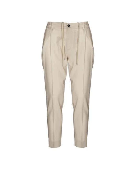BE ABLE Natural Drawstring Trousers for men