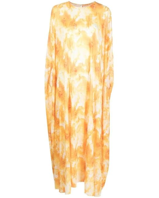 Bambah Metallic Gardenia Maxi Dress