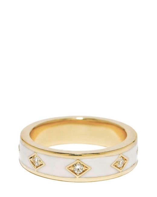 Azlee Natural 18kt Yellow Gold Morning Sky Diamond Ring