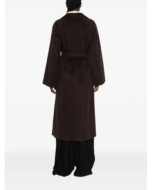 Arma Black Suza Belted Coat