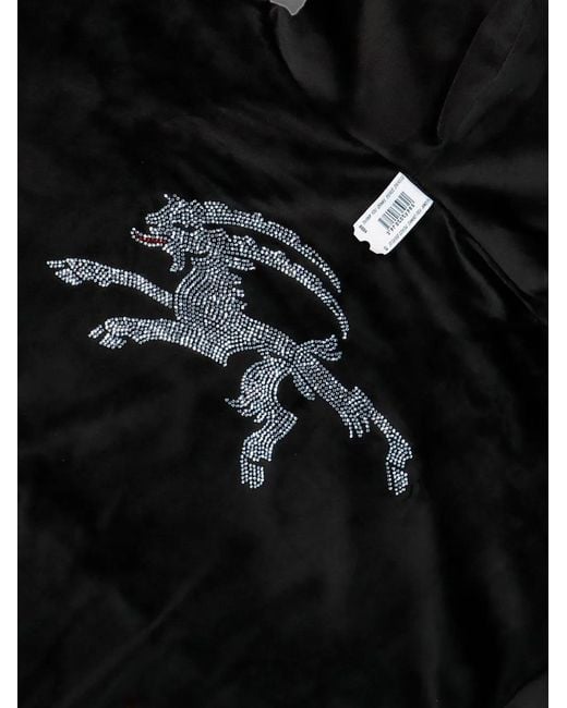 PROTOTYPES Black Nikki Rhinestone-Embellished Hoodie for men