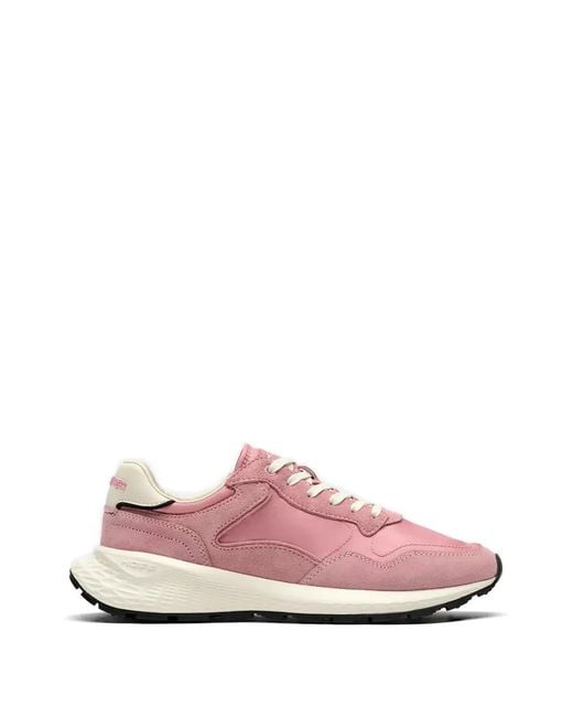 HOFF Pink Lace-Up Sneakers