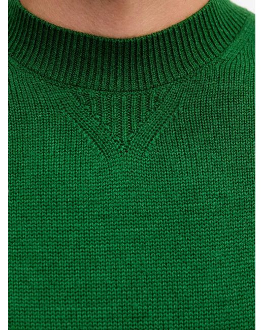 ARMANI EXCHANGE Green Crew-Neck Sweater for men