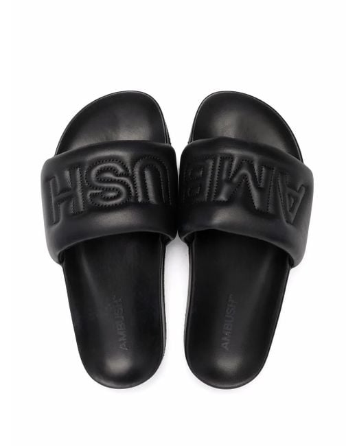 Ambush Slippers Met Logo in het Black