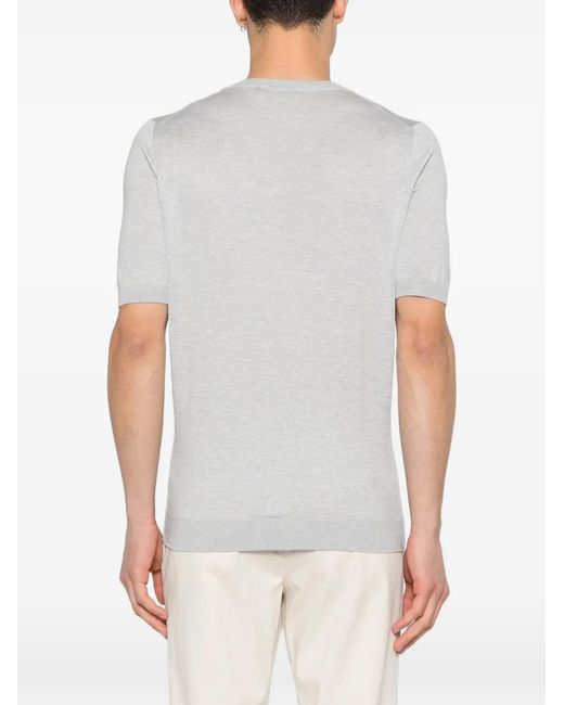 Fileria White Round-Neck T-Shirt for men