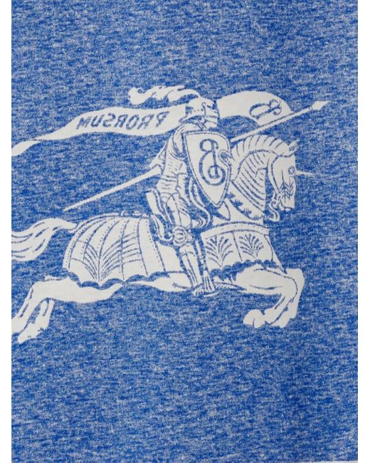 Camiseta Equestrian Knight Burberry de color White
