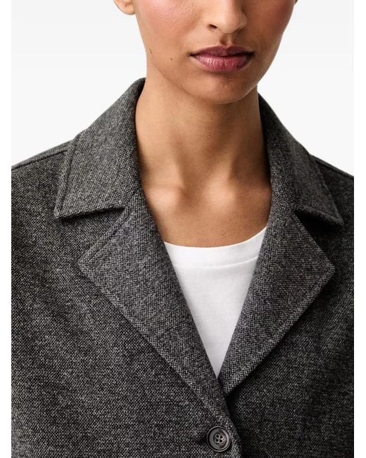 Marc O' Polo Black Button-Up Flap-Pocket Jacket