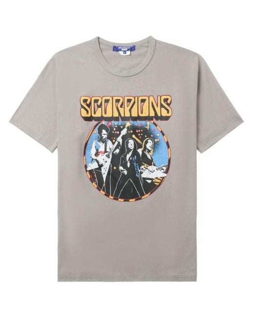 T-shirt Scorpions con stampa di Junya Watanabe in Gray da Uomo