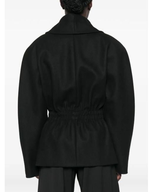 ANDAMANE Black Niki Long-Sleeve Belted Jacket