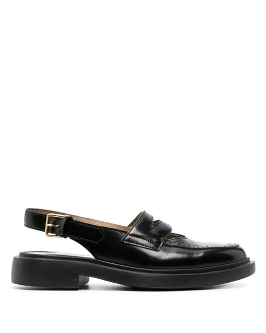 Thom Browne Black Slingback-Mules