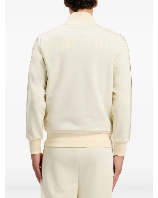 Palm Angels Natural Logo Stripes Sweatshirt for men