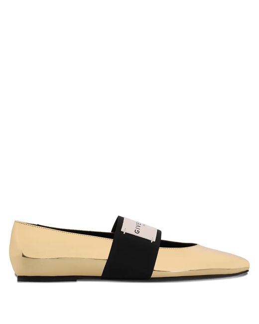 Givenchy Black Elastic-Band Ballerinas