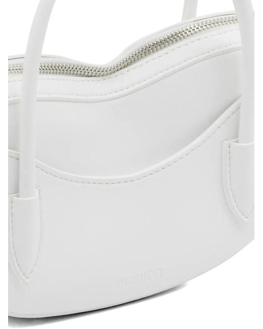 Fiorucci White Mini Lips Tote Bag