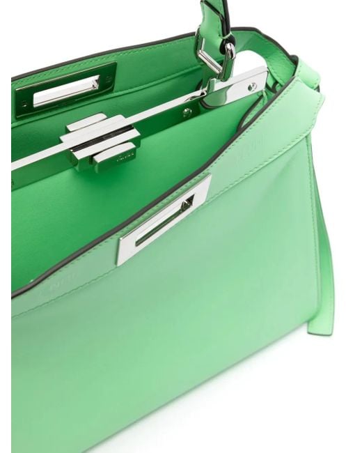 Fendi Peekaboo Iseeu Shopper in het Green