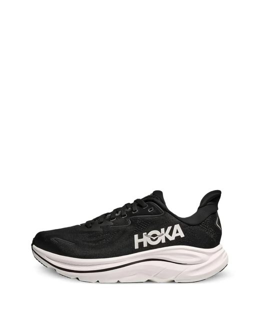 Hoka One One Black Wide One Clifton 10 Sneakers for men