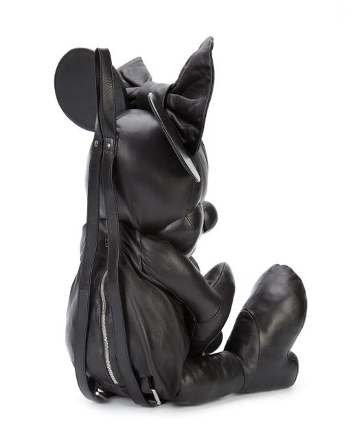 Christopher Raeburn x Disney Black Minnie Mouse Leather Backpack