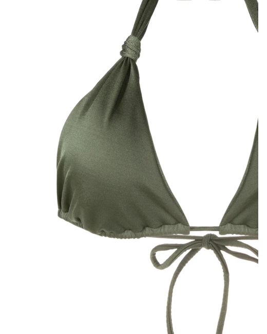 Set Bikini Con Dettaglio A Nodo di Brigitte Bardot in Green