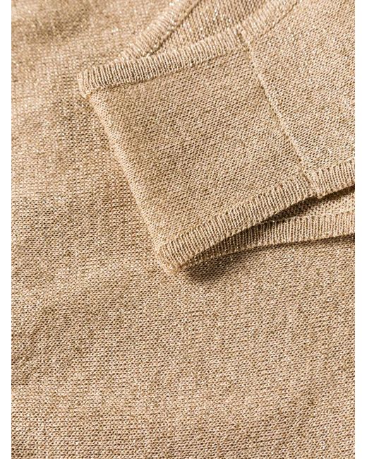 FEDERICA TOSI Natural Lurex-Detail Loungewear Set