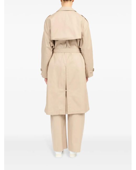 MM6 by Maison Margiela Natural Belted Trench Coat