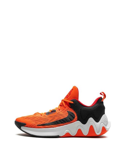 giannis orange shoes