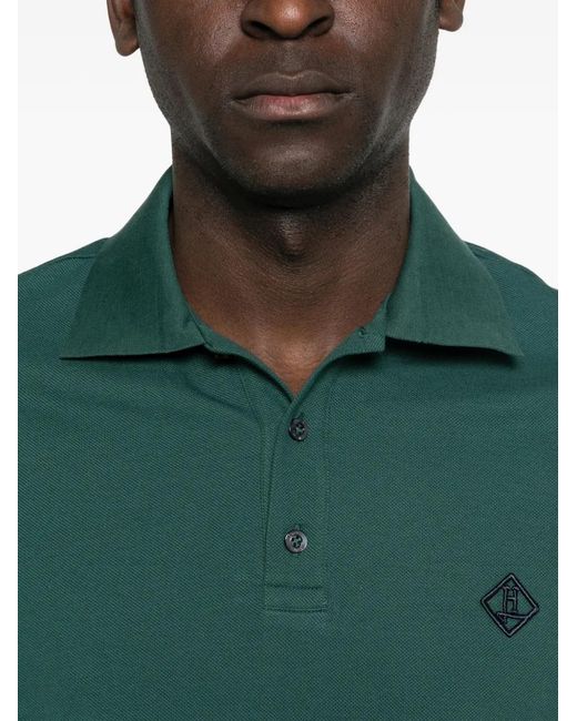Herno Poloshirt Met Logo in het Green voor heren