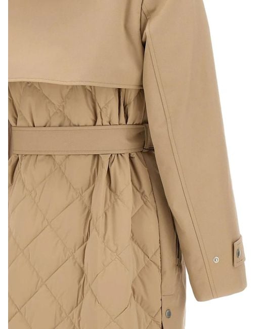 Gabardina Siobhan con cinturón Mackage de color Natural