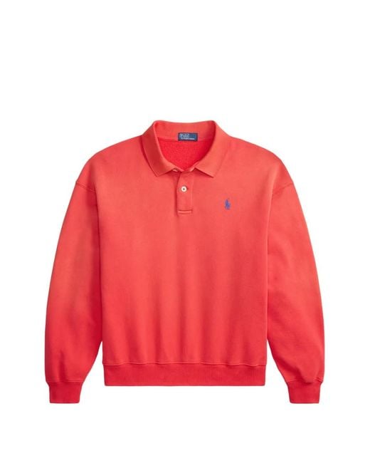 Polo Ralph Lauren Logo-Embroidered Long-Sleeve Polo Shirt