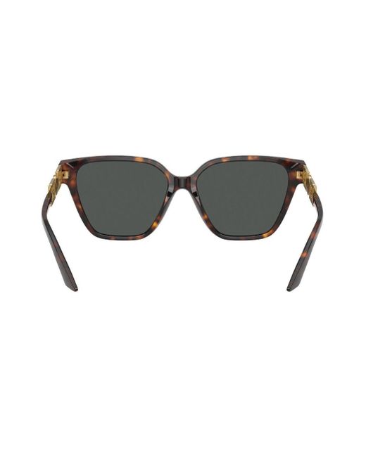Versace Gray Greca Strass Butterfly-frame Sunglasses