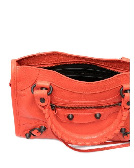 Balenciaga Red Le City Leather Mini Bag