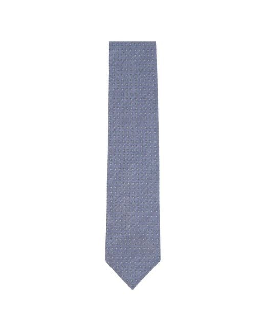 Barba Napoli Blue Dotted Tie for men