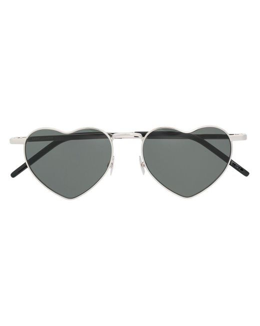 Saint Laurent Black Sonnenbrille mit Herzform