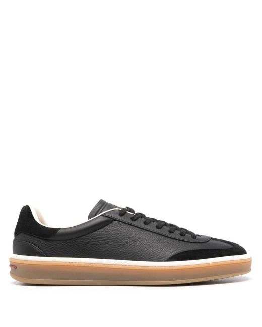 Loro Piana Black Tennis Walk Sneakers for men