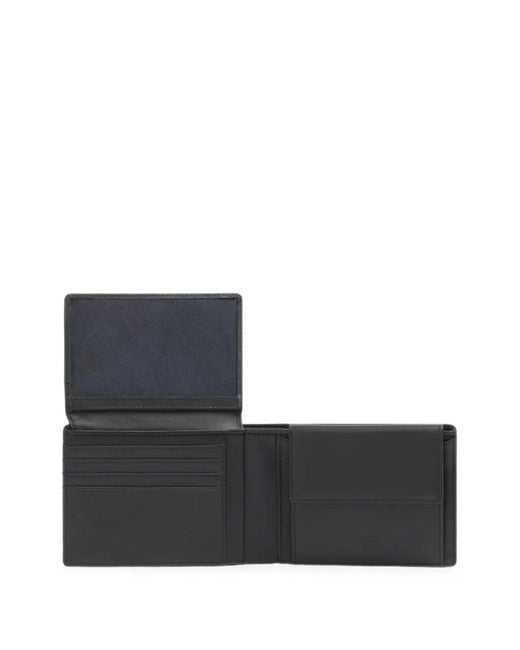 Piquadro Gray Panelled Bifold Wallet for men