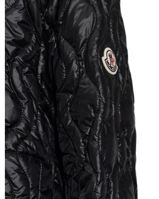 Moncler Black Balette Geometric-Quilted Puffer Jacket